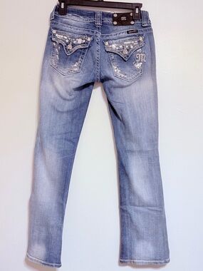 Miss Me Embellished Easy Boot Cut Jeans size 24